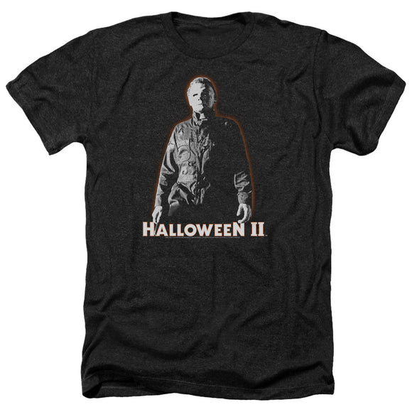 Halloween Heather T-Shirt Michael Myers Glow Black Tee - Yoga Clothing for You