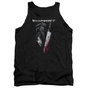 Halloween Tanktop Michael Myers Side Profile Black Tank - Yoga Clothing for You