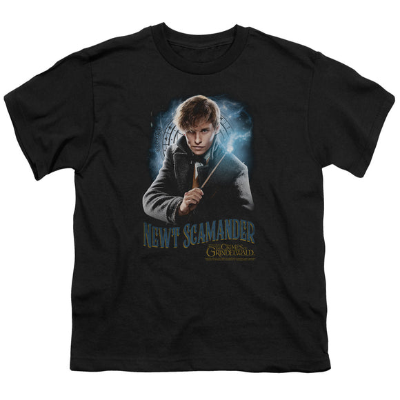 Fantastic Beasts 2 Kids T-Shirt Newt Scamander Black Tee - Yoga Clothing for You