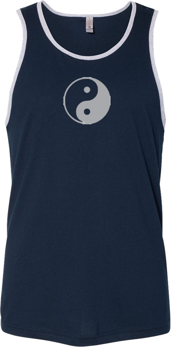 Yin Yang Big Print Premium Yoga Tank Top - Yoga Clothing for You