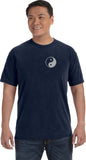 Yin Yang Pocket Print Pigment Dye Yoga Tee Shirt - Yoga Clothing for You