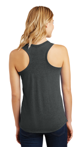 Ladies Wolf and Moon Tank Top Call of the Wild Racerback - Yoga Clothing for You