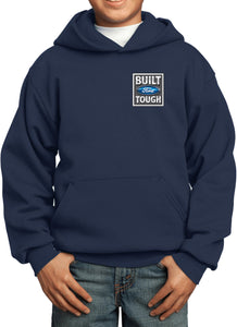 Built Ford Tough Kids Hoodie Pocket Print - Yoga Clothing for You