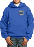 Built Ford Tough Kids Hoodie Pocket Print - Yoga Clothing for You