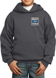 Built Ford Tough Kids Hoodie Pocket Print - Yoga Clothing for You