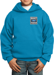 Built Ford Tough Kids Hoodie Pocket Print - Yoga Clothing for You