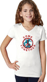 Girls Peace T-shirt Come Together V-Neck - Yoga Clothing for You