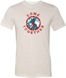 Peace T-shirt Come Together Tri Blend Tee - Yoga Clothing for You