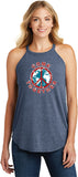 Ladies Peace Tank Top Come Together Tri Rocker Tanktop - Yoga Clothing for You