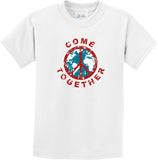 Kids Peace T-shirt Come Together Youth Tee - Yoga Clothing for You