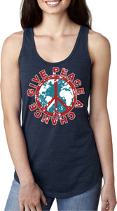 Ladies Peace Tank Top Give Peace a Chance Ideal Tanktop - Yoga Clothing for You