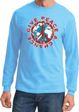 Peace T-shirt Give Peace a Chance Long Sleeve - Yoga Clothing for You