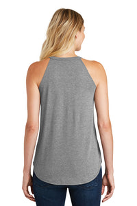 Womens Yoga Tank Top Lets Get Twisted Triblend Rocker Tanktop - Yoga Clothing for You