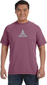 Lotus Pose Pigment Dye Yoga Tee Shirt - Yoga Clothing for You