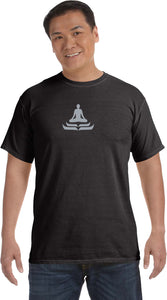 Lotus Pose Pigment Dye Yoga Tee Shirt - Yoga Clothing for You