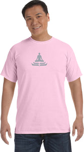 Lotus Pose Pigment Dye Yoga Tee Shirt - Yoga Clothing for You