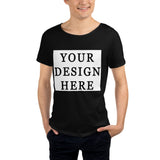 Men's Raw Neck Tee - Upload Your Design - Yoga Clothing for You