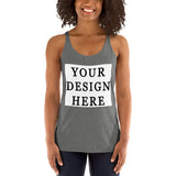 Custom Women's Racerback Tank - Upload Your Design - Yoga Clothing for You