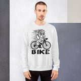 Mens Penguin Power Bike Cycling Sweatshirt - Yoga Clothing for You