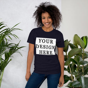 Short-Sleeve Unisex T-Shirt - Upload Your Own Design - Yoga Clothing for You