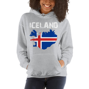 Iceland Flag Unisex Hoodie Sweatshirt - Yoga Clothing for You