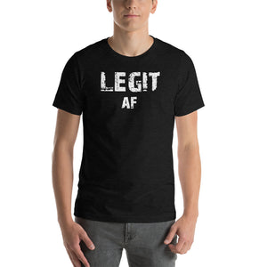 Legit AF Short-Sleeve Mens T-Shirt - Yoga Clothing for You