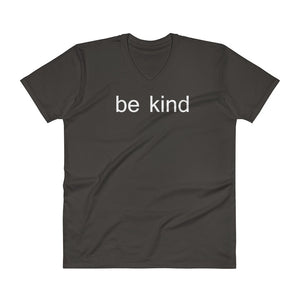 Mens "Be Kind" V-Neck Yoga T-Shirt - Yoga Clothing for You