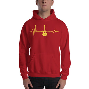 Acoustic Guitar EKG Hoodie Sweatshirt - Yoga Clothing for You