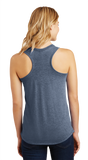 Ladies I'm With Stupid Racerback White Print - Yoga Clothing for You