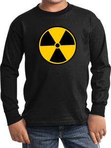 Kids Radiation T-shirt Radioactive Fallout Youth Long Sleeve - Yoga Clothing for You