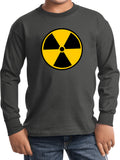 Kids Radiation T-shirt Radioactive Fallout Youth Long Sleeve - Yoga Clothing for You