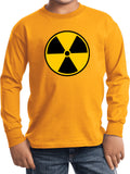 Kids Radiation T-shirt Radioactive Fallout Youth Long Sleeve - Yoga Clothing for You