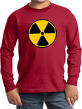 Kids Radiation T-shirt Radioactive Fallout Youth Long Sleeve - Yoga Clothing for You