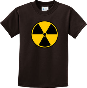 Kids Radiation T-shirt Radioactive Fallout Symbol Youth Tee - Yoga Clothing for You