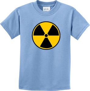 Kids Radiation T-shirt Radioactive Fallout Symbol Youth Tee - Yoga Clothing for You