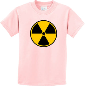 Kids Radiation T-shirt Radioactive Fallout Symbol Youth Tee - Yoga Clothing for You