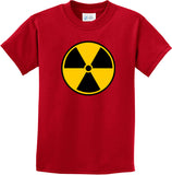 Kids Radiation T-shirt Radioactive Fallout Symbol Youth Tee - Yoga Clothing for You