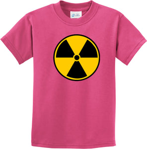 Kids Radiation T-shirt Radioactive Fallout Symbol Youth Tee - Yoga Clothing for You