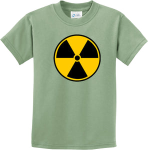 Kids Radiation T-shirt Radioactive Fallout Symbol Youth Tee - Yoga Clothing for You