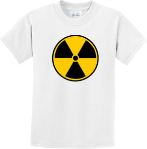 Kids Radiation T-shirt Radioactive Fallout Symbol Youth Tee - Yoga Clothing for You