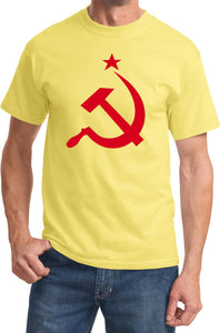 Soviet Union T-shirt Red Hammer and Sickle Tee - Yoga Clothing for You