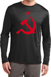 Soviet Union Shirt Red Hammer and Sickle Dry Wicking Long Sleeve - Yoga Clothing for You