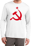 Soviet Union Shirt Red Hammer and Sickle Dry Wicking Long Sleeve - Yoga Clothing for You