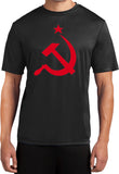 Soviet Union T-shirt Red Hammer and Sickle Moisture Wicking Tee - Yoga Clothing for You