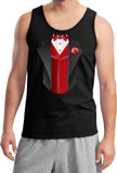 Tuxedo Tank Top Red Vest Tanktop - Yoga Clothing for You