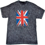 Union Jack Mineral Washed Tie Dye Shirt - Yoga Clothing for You