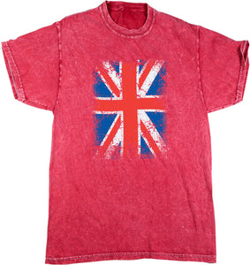 Union Jack Mineral Washed Tie Dye Shirt - Yoga Clothing for You