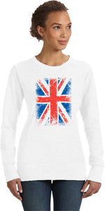 Union Jack Ladies Sweatshirt - Yoga Clothing for You