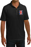 Union Jack Pique Polo Pocket Print - Yoga Clothing for You