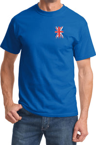 Union Jack T-shirt Pocket Print - Yoga Clothing for You